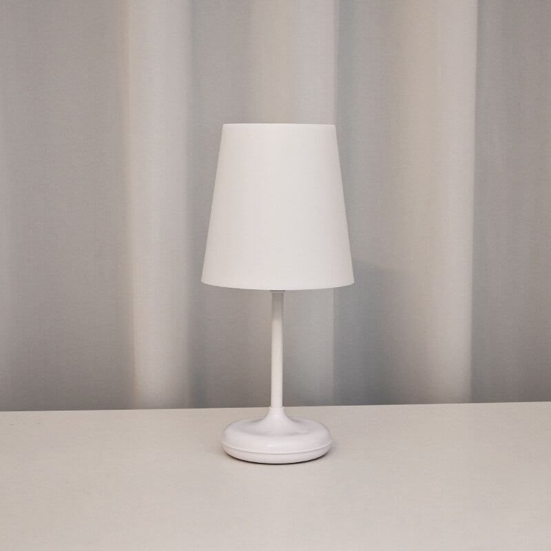 Pure White Mushroom Remote Table Lamp