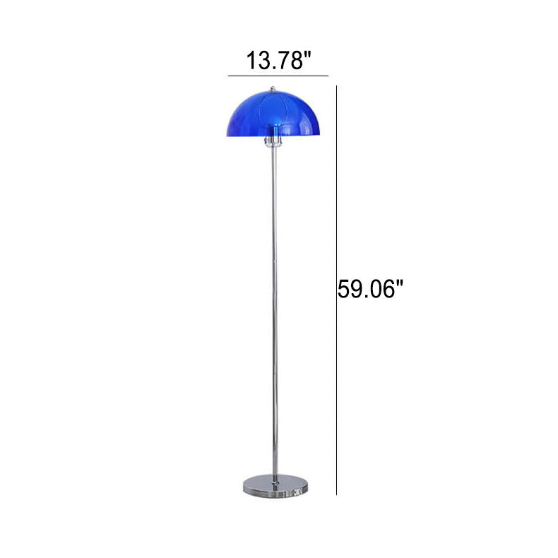 Nordic Vintage Acrylic Clear Floor Lamp