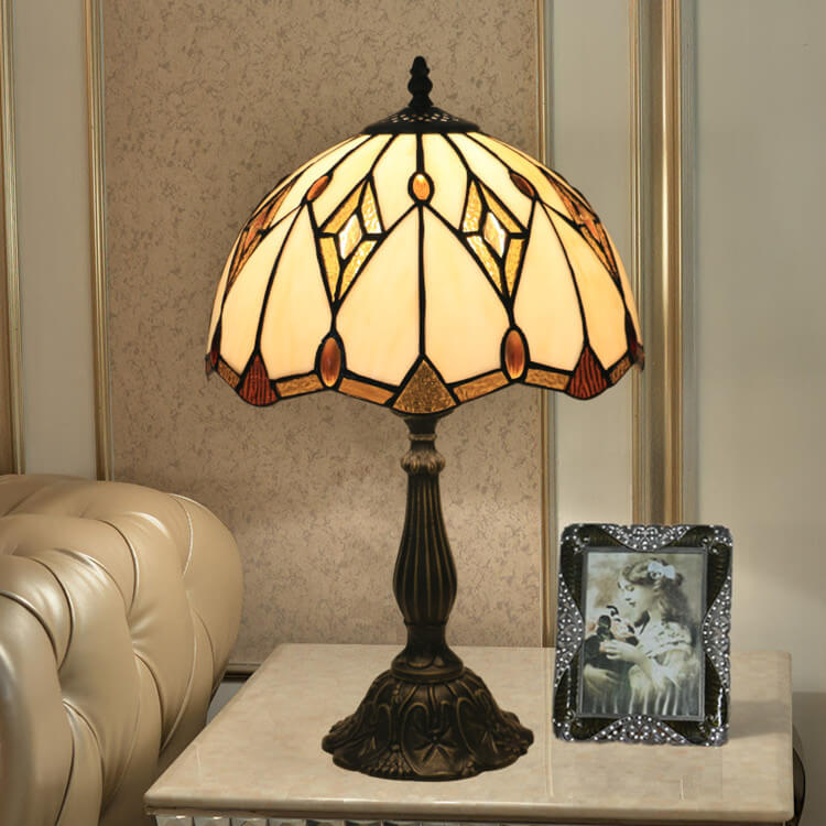 Baroque Gems Dome Stained Table Lamp
