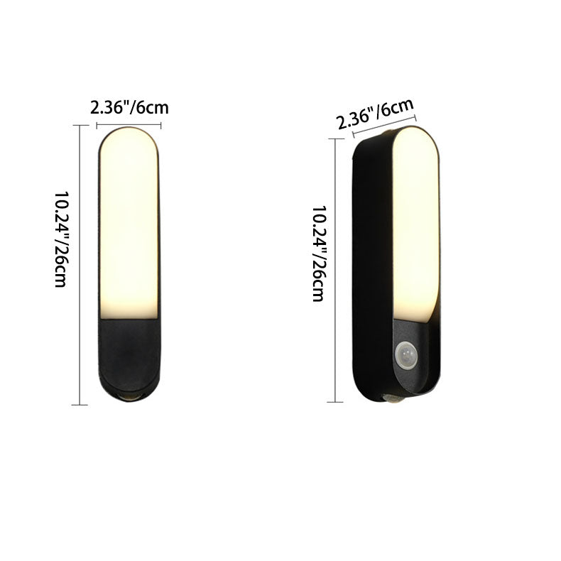 Oval Aluminum Acrylic Garden Outdoor Light