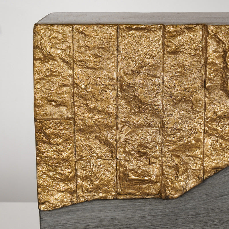 Rectangular Trapezoidal Painted Fabric Table Lamp