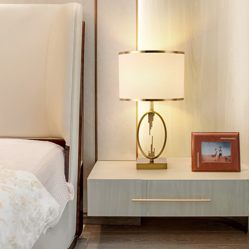 Imitation Copper Cloth Table Lamp