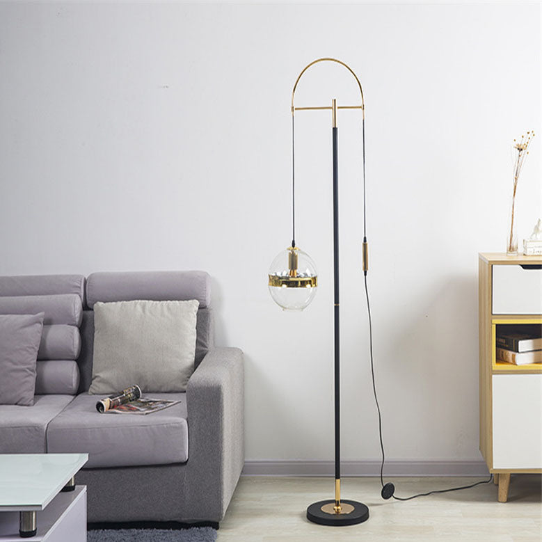Glass Ball Floor Lamp
