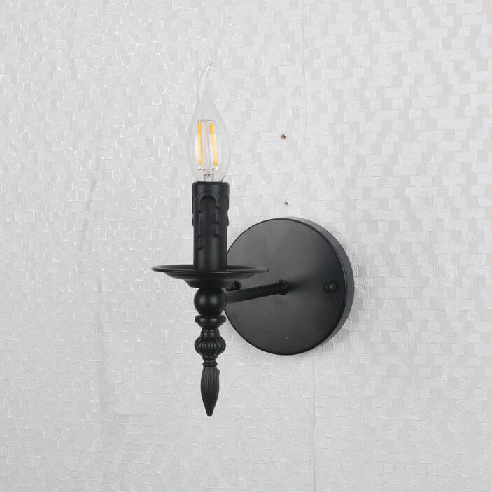Iron Candle Wall Lamp