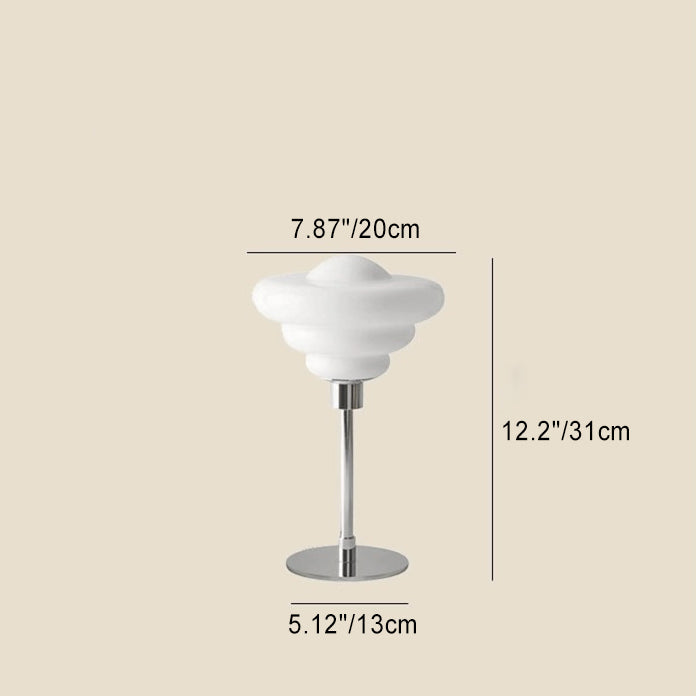 Candy Color Round Glass Table Lamp
