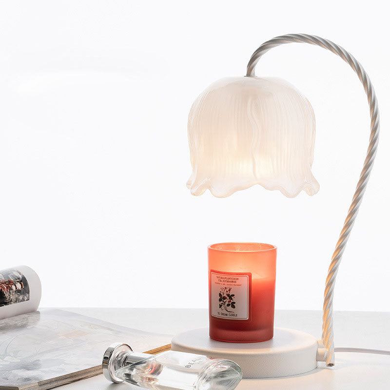 Bellflower Iron Glass Aromatherapy Table Lamp