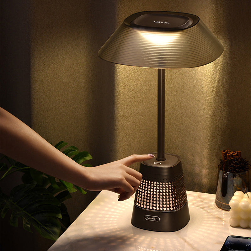 ABS Metal Geometric Prism Table Lamp