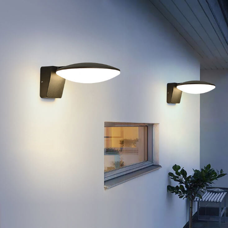 Oval Aluminum Acrylic Garden Outdoor Light