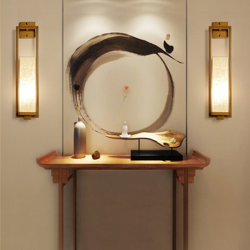 Classical Iron Cloth Wall Lamp