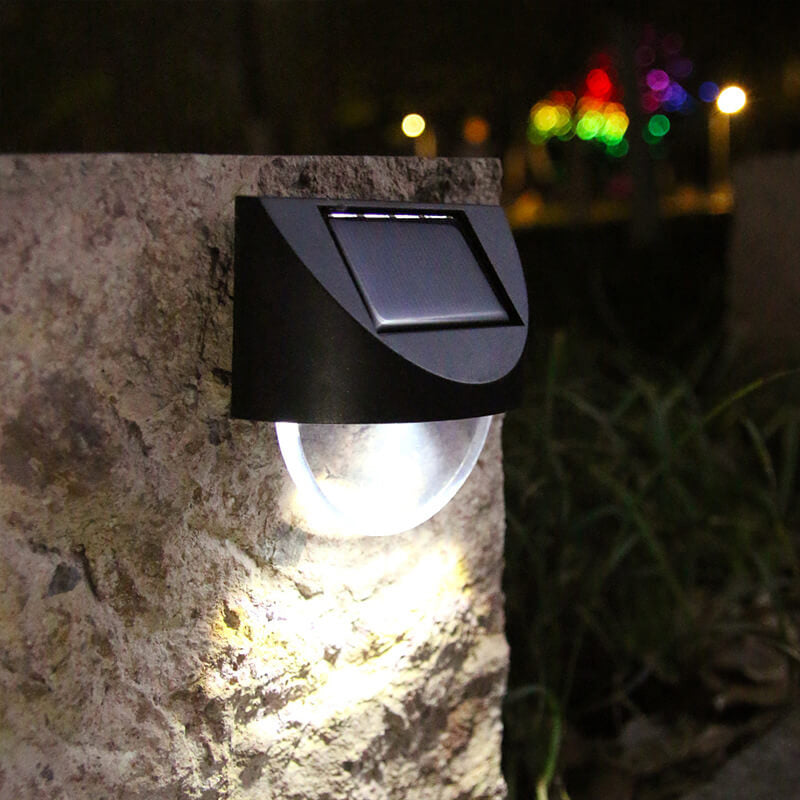 Square Half Round Acrylic Outdoor Light