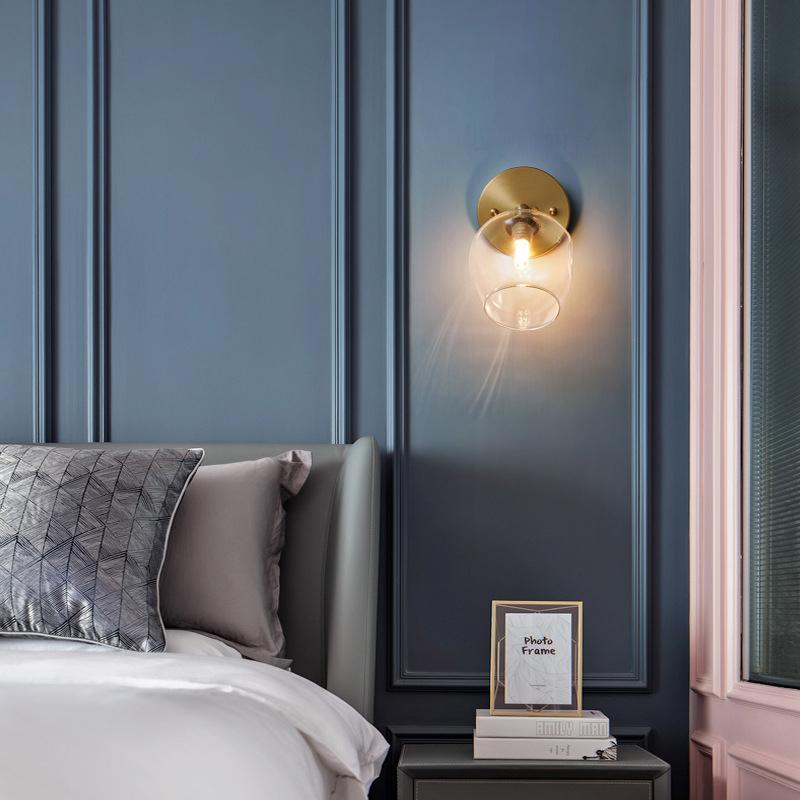 Glass Magic Bean Wall Lamp