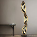Acrylic Leaves Shadow Hardware Floor Lamp