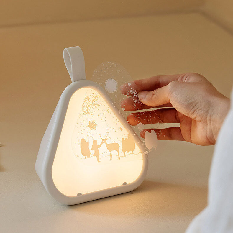 Triangle Seven Color Atmospheric Table Lamp