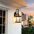 Hexagonal Castle Aluminum Glass Outdoor Light