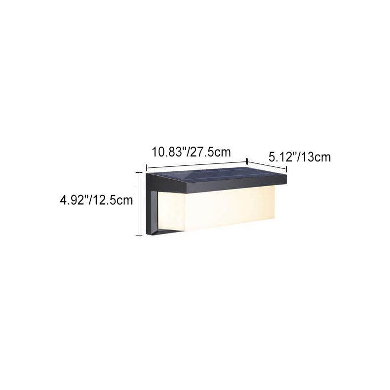 Rectangle PC Patio Outdoor Light