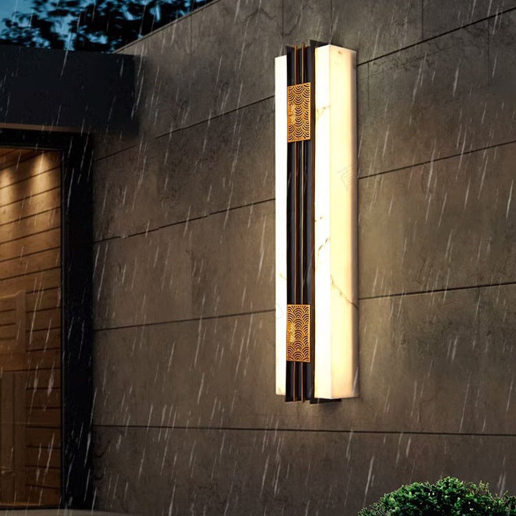 Rectangular Cloud Stainless Steel Outdoor Light