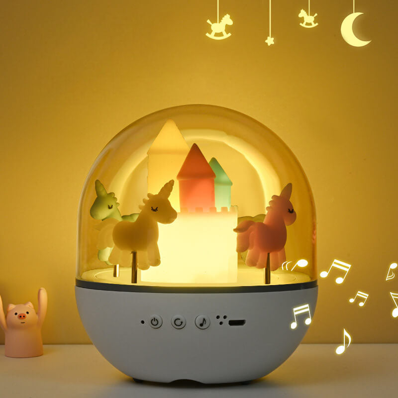 Carousel Octavo Bluetooth Kids Table Lamp