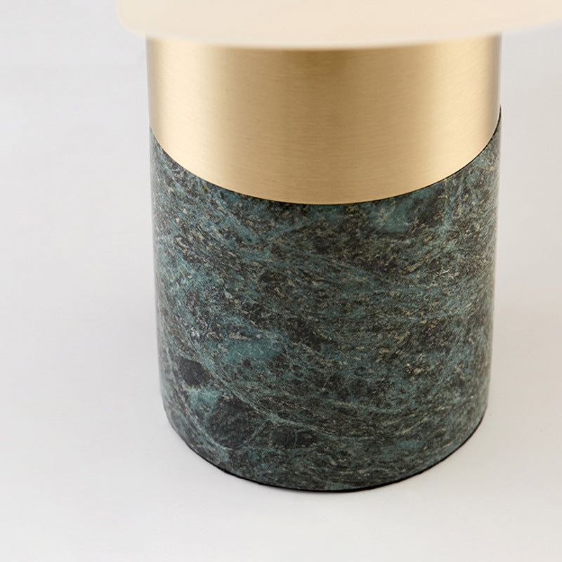 Mushroom Iron Glass Marble Table Lamp