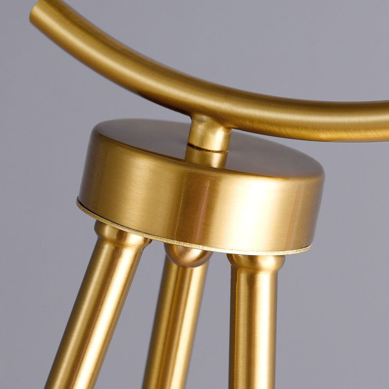 Iron Feather Tripod Bedroom Floor Lamp