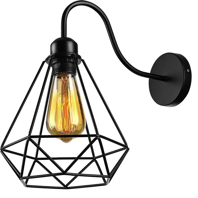 Iron Cage Wall Lamp