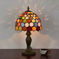 Style Stained Dot Glass Table Lamp