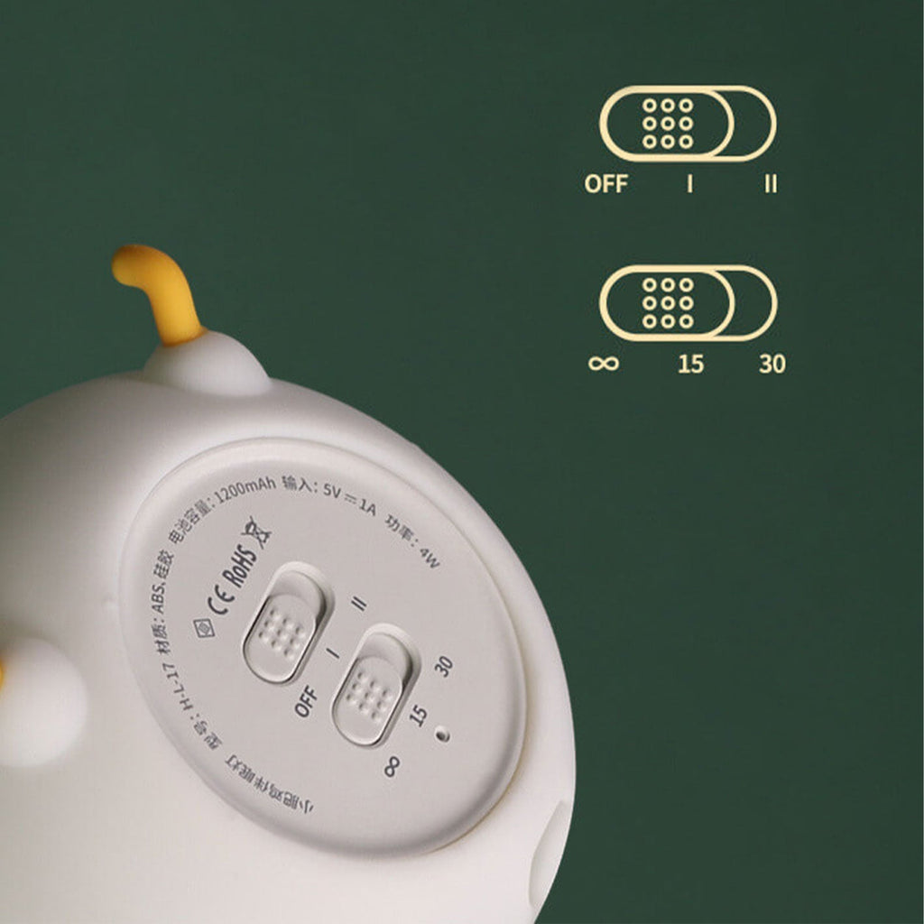 Cartoon Silicone Chick Night Table Lamp