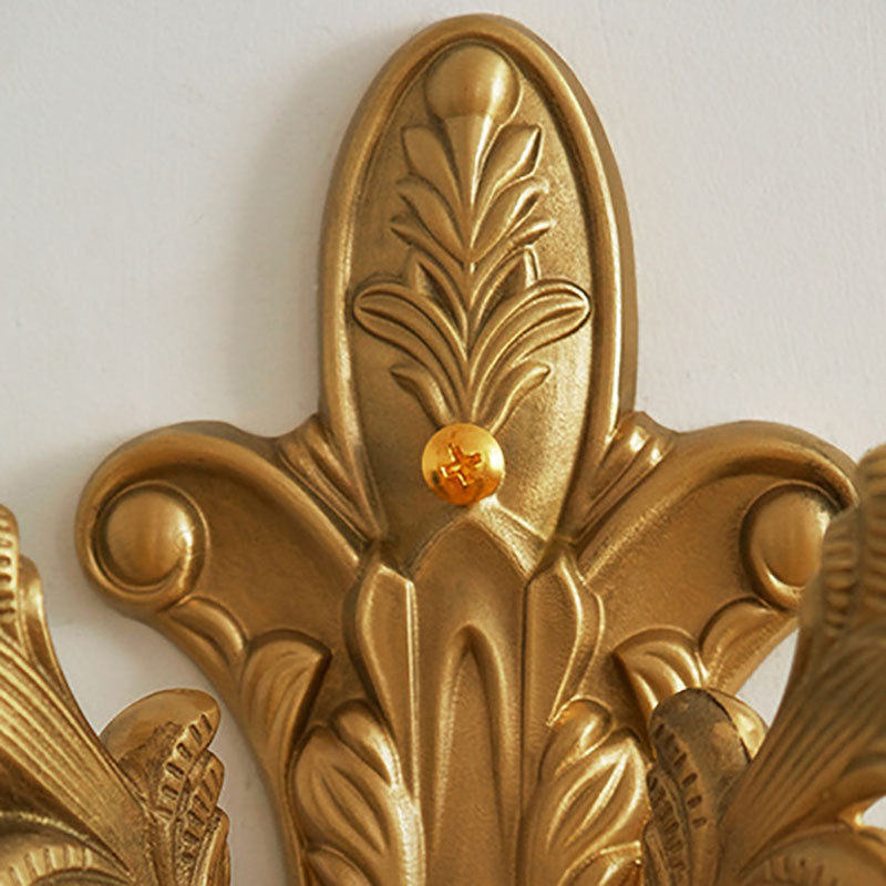 Court Lantern Brass Crystal Wall Lamp