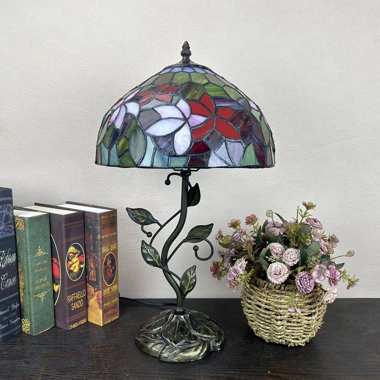 Dome Iron Glass Living Table Lamp