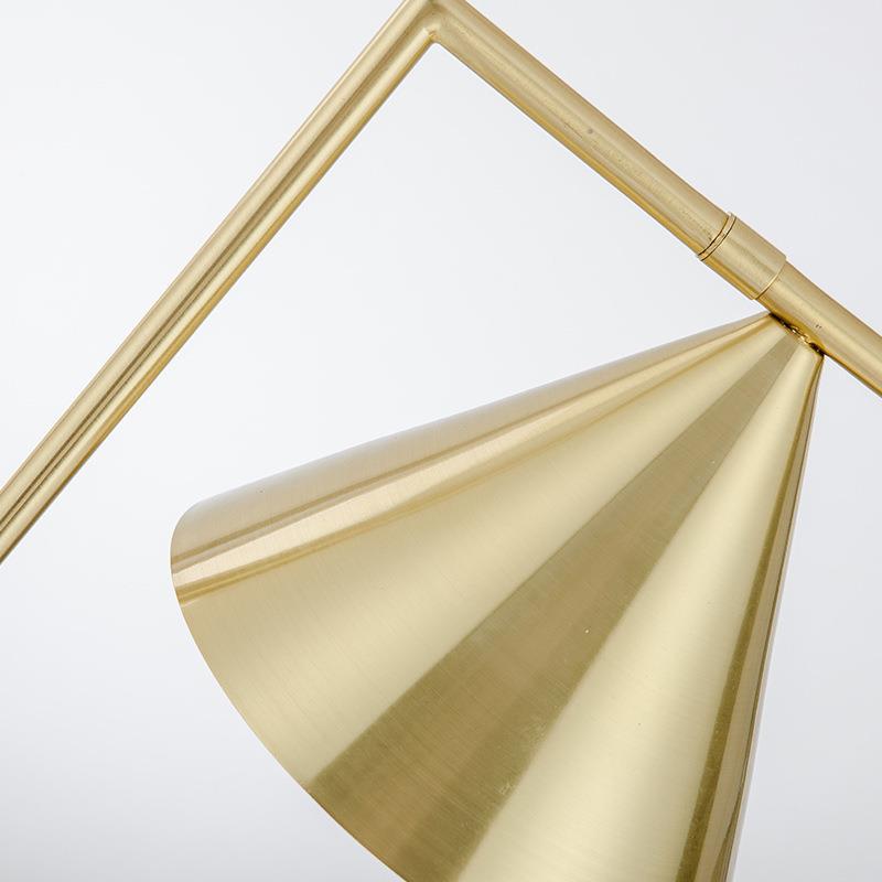 Long Cone Hardware Bedroom Table Lamp