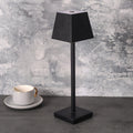 Solid Color Square Metal Table Lamp