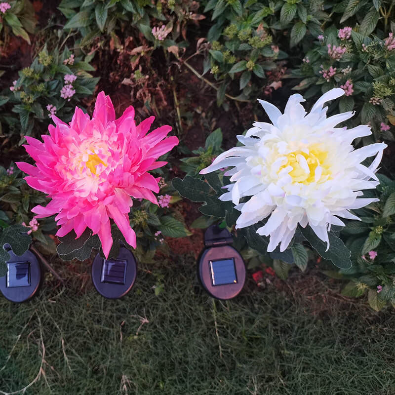 Simulation Chrysanthemum Decorative Lawn Outdoor Light