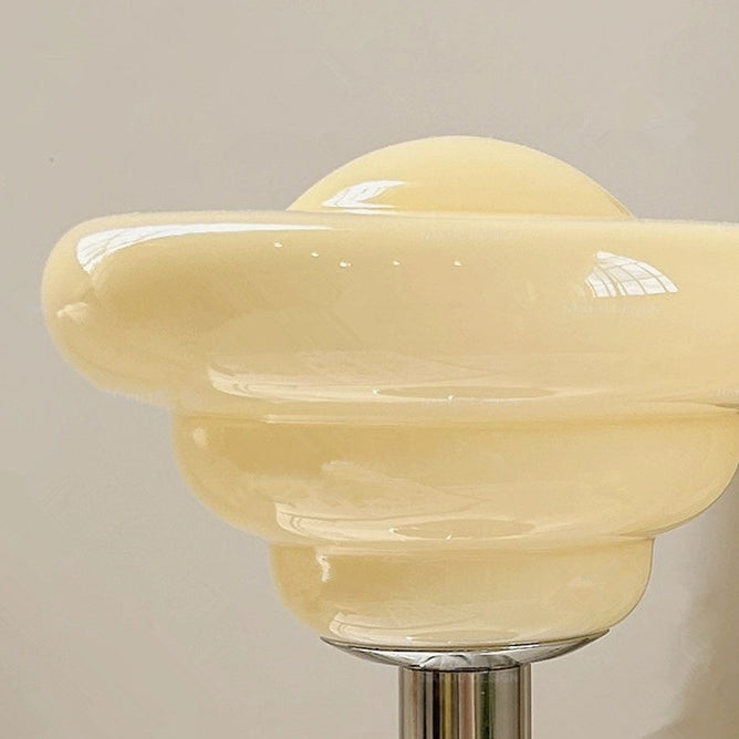 Candy Color Round Glass Table Lamp