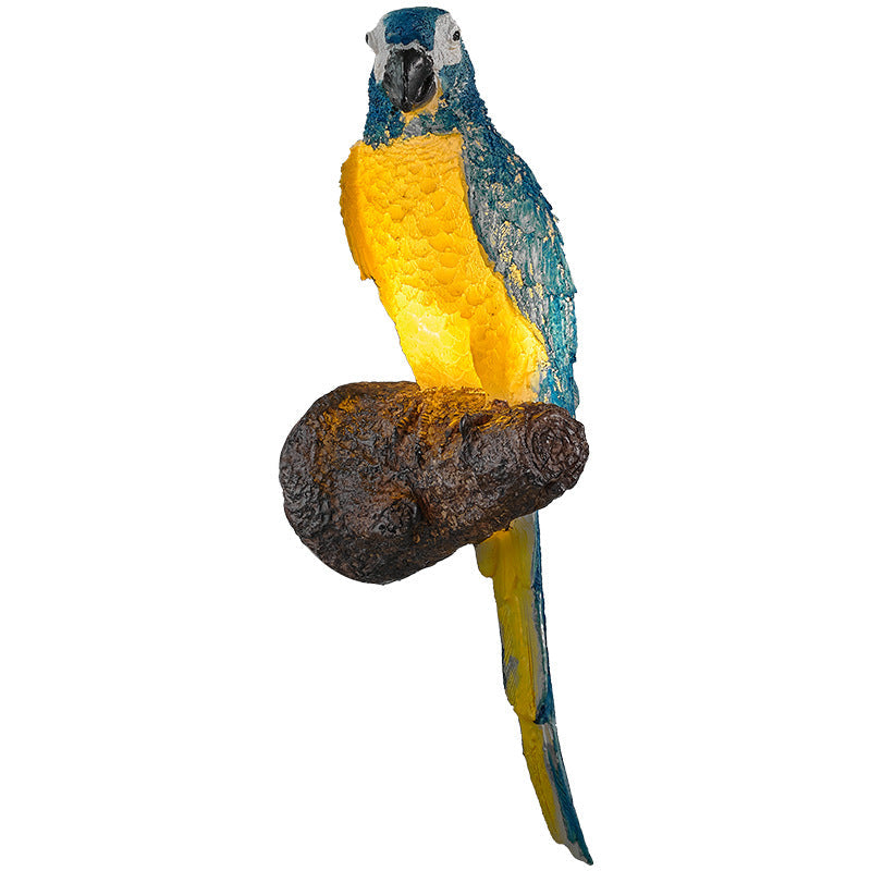 Resin Animal Owl Wall Lamp