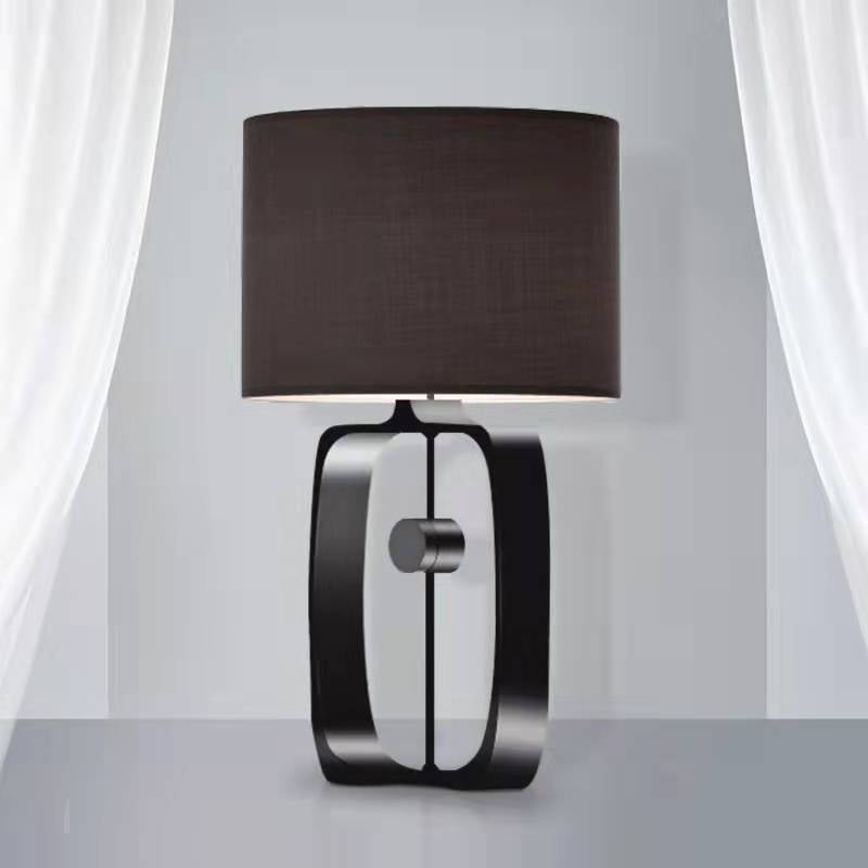 Rectangular Cylinder Hollowed Out Table Lamp
