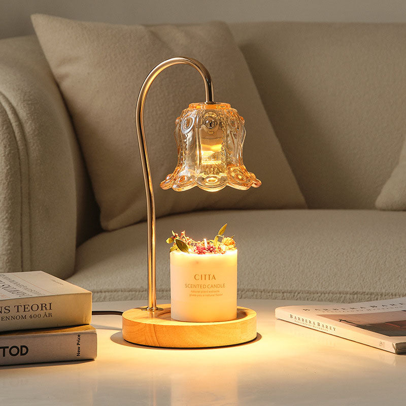 Solid Wood Lily Valley Table Lamp
