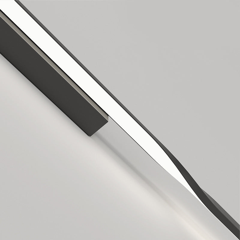 Aluminum Straight Line Silicone Wall Lamp