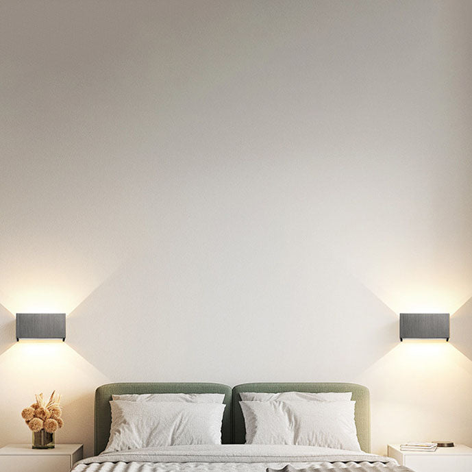 Aluminum Square Flat Beam Wall Lamp