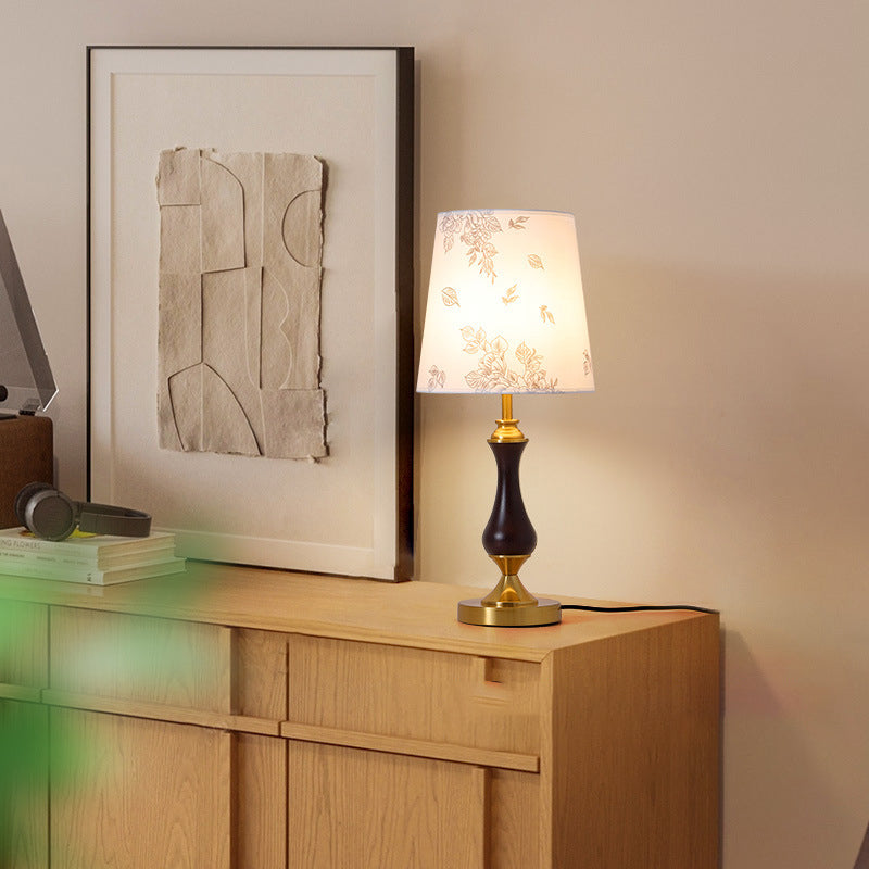 Round Bottle Disc Ash Table Lamp