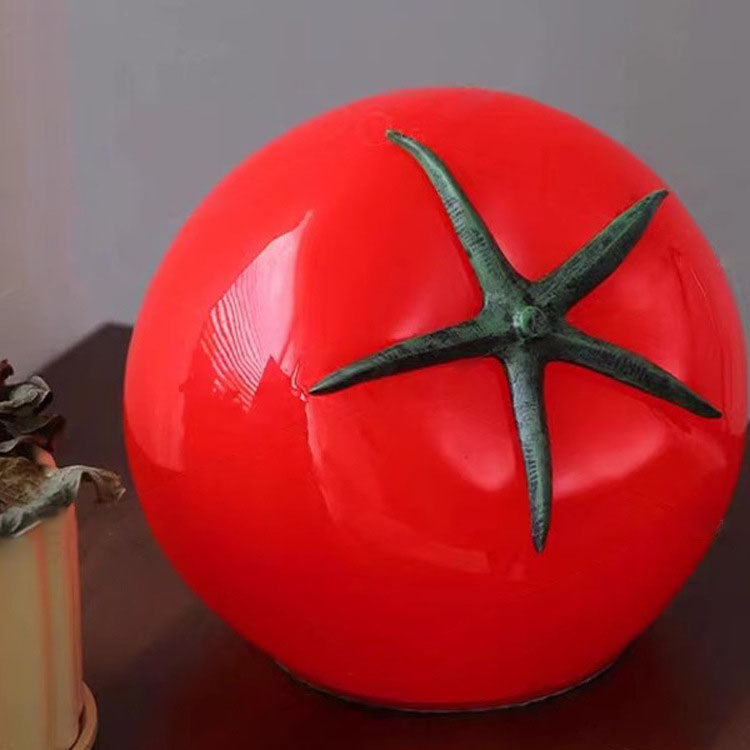 Resin Tomato Decorative Living Table Lamp