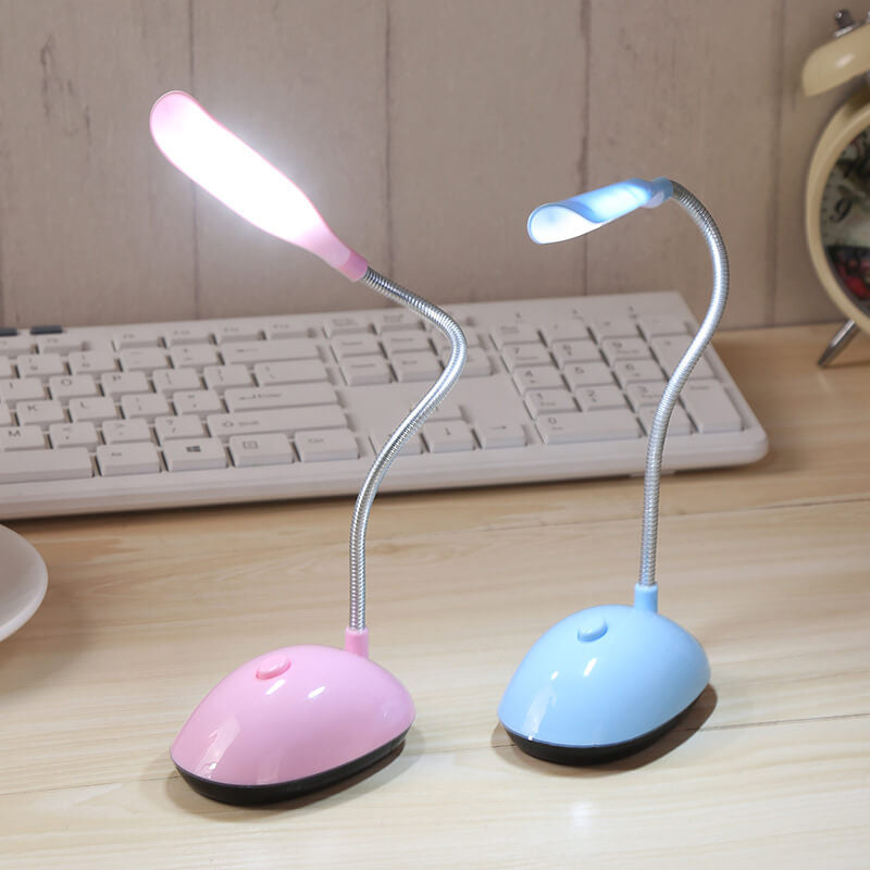 Mini Macaron Plastic Folding Table Lamp
