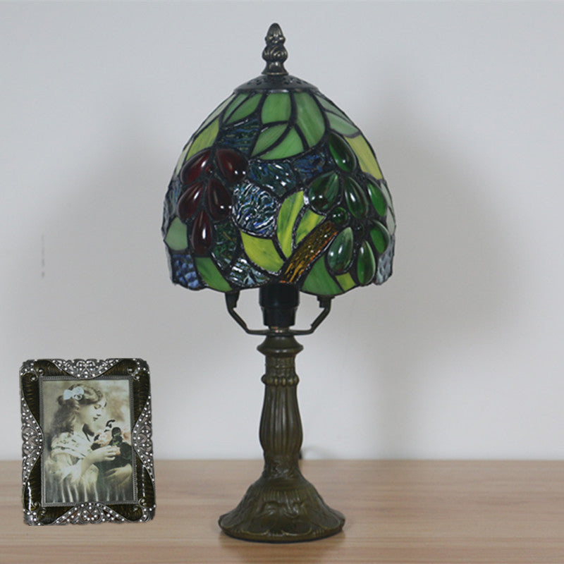 Grape Fruit Stained Glass Table Lamp