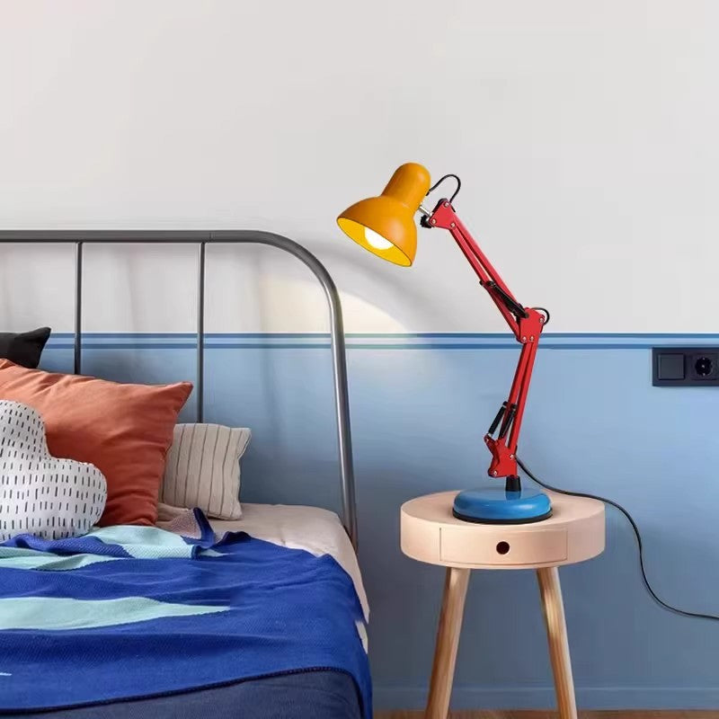 Memphis Iron Half Circle Table Lamp