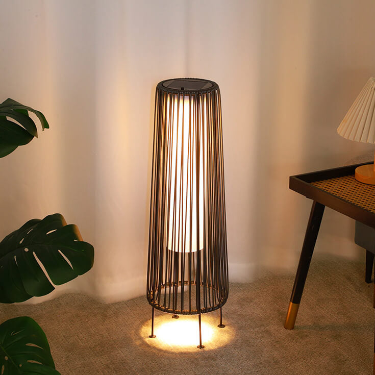 Round Vertical Pull Strip Outdoor Light