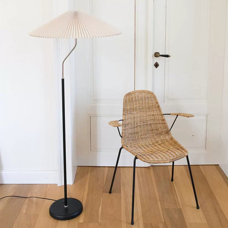 Pleated Hardware Floor Lamp