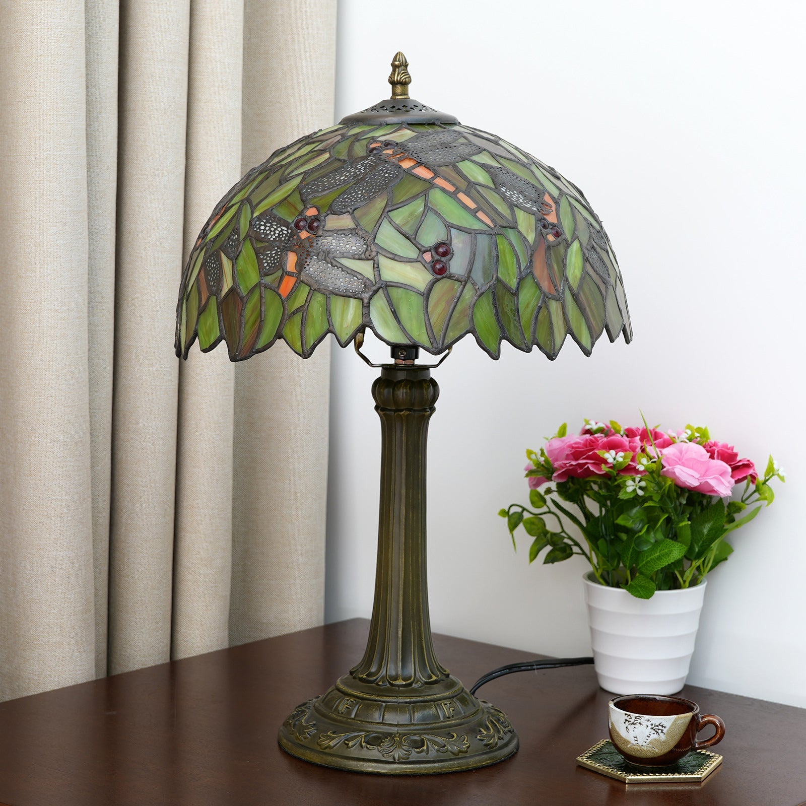 Cylinder Half Round Disc Table Lamp