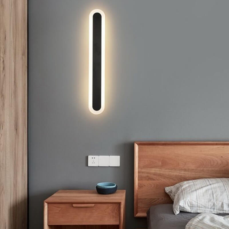Long Bar Iron Acrylic Wall Lamp