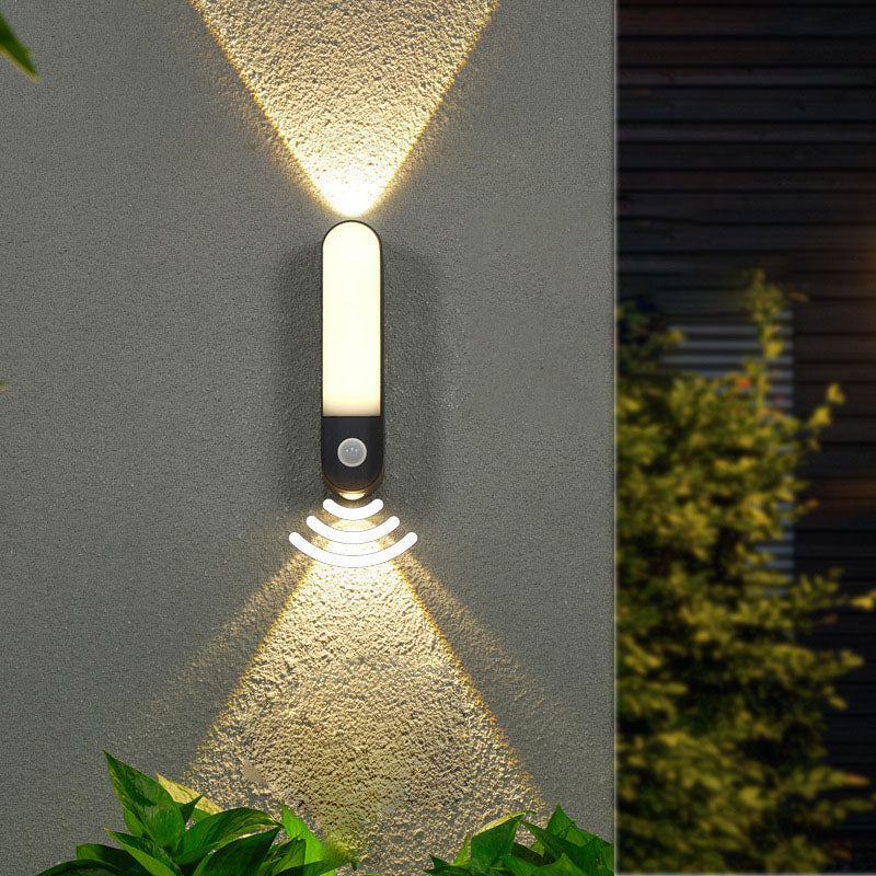 Oval Aluminum Acrylic Garden Outdoor Light