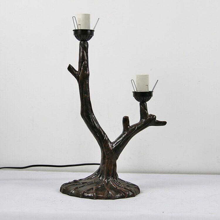 Bird Branch Design 2-Light Table Lamp
