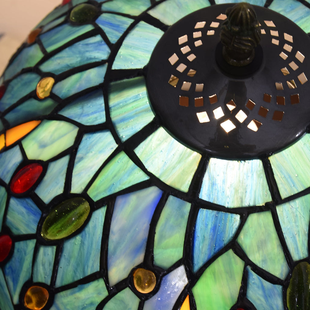 Aluminum Alloy Glass Dome Table Lamp