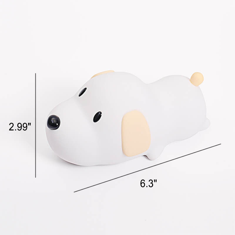 Cartoon Dumb Dog Silicone Table Lamp